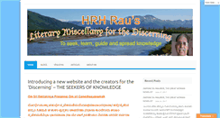 Desktop Screenshot of hrhliterary.com
