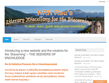 Tablet Screenshot of hrhliterary.com